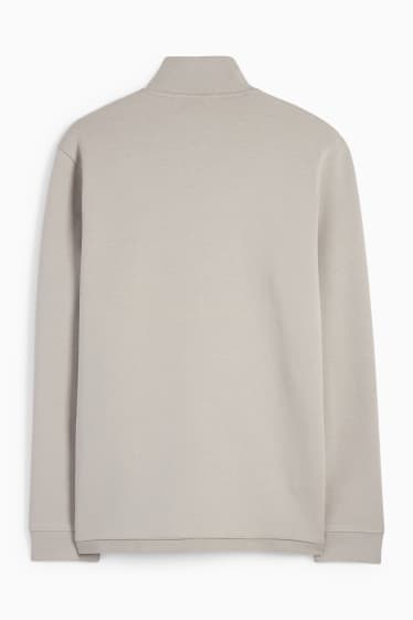 Men - Zip-through sweatshirt - light gray