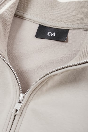 Men - Zip-through sweatshirt - light gray