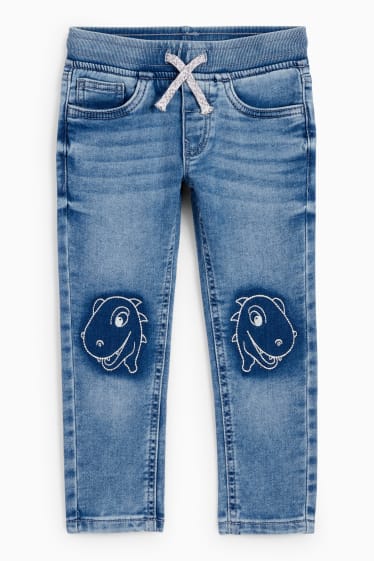 Nen - Dinosaure - slim jeans - texà blau