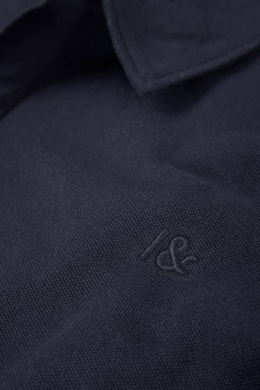Herren - Poloshirt - dunkelblau