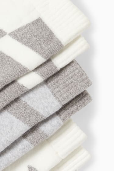 Damen - Multipack 3er - Outdoor-Socken - cremeweiss