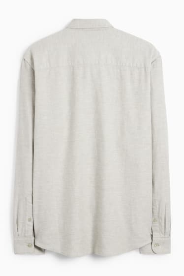 Herren - Hemd - Regular Fit - Button-down - mintgrün