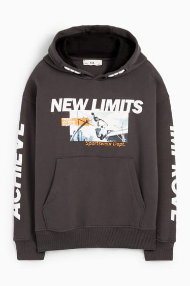 Niños - Baloncesto - sudadera con capucha - negro