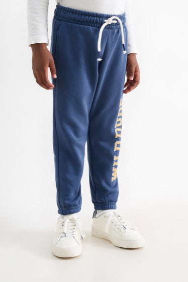 Bambini - Confezione da 3 - pantaloni sportivi - blu scuro
