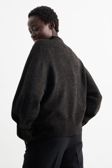 Femmes - Gilet en maille - gris foncé
