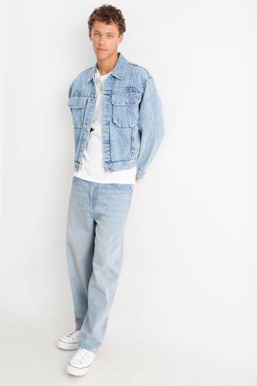 Home - Baggy jeans - texà blau clar