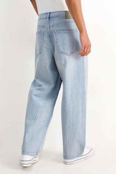 Home - Baggy jeans - texà blau clar