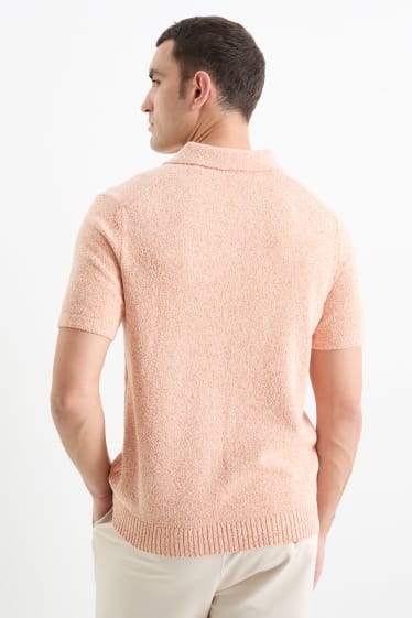 Herren - Poloshirt - orange