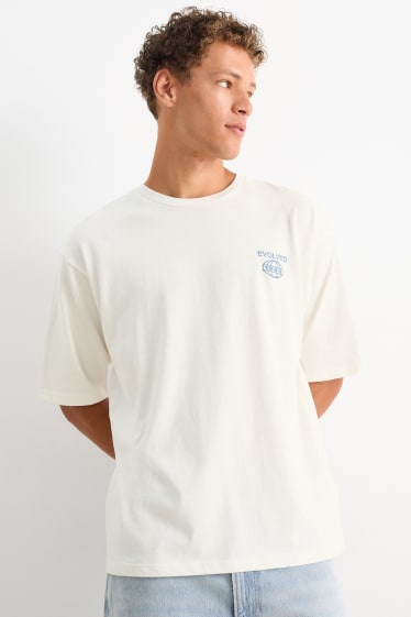 Hommes - T-shirt surdimensionné - blanc
