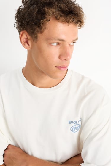 Hommes - T-shirt surdimensionné - blanc