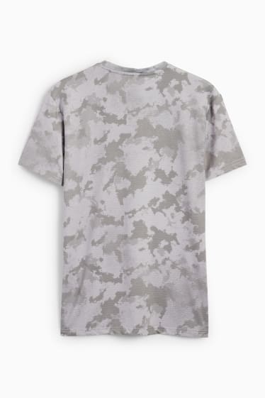 Herren - Funktions-Shirt - gemustert - hellgrau