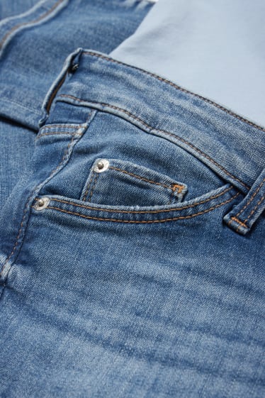 Damen - Umstandsjeans - Slim Jeans - jeansblau