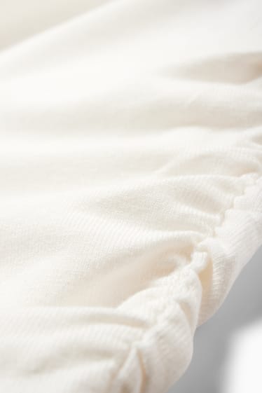 Damen - Langarmshirt - cremeweiß