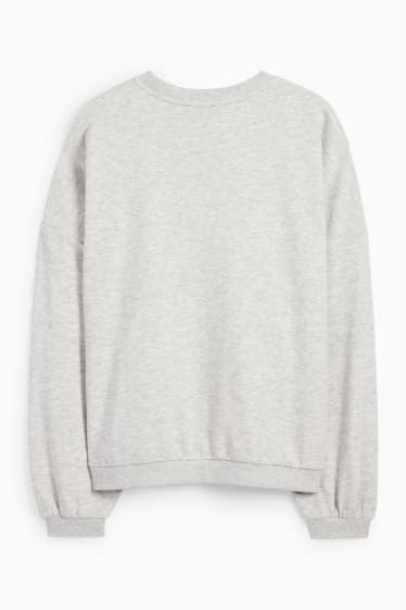 Damen - Sweatshirt - hellgrau-melange