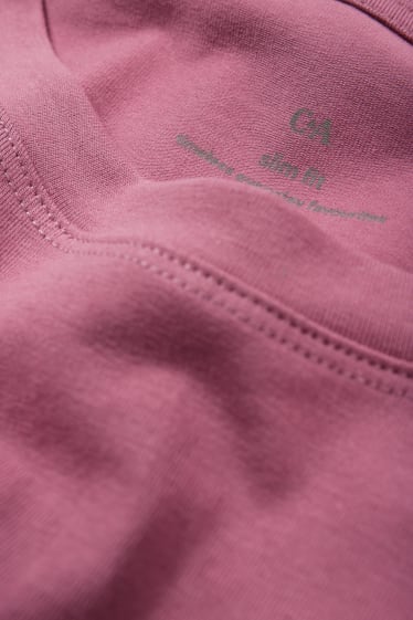 Donna - Maglia a maniche lunghe - fucsia
