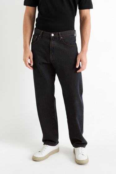 Uomo - Relaxed jeans - marrone