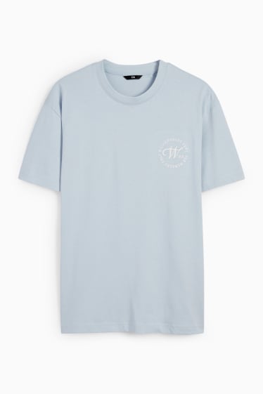 Uomo - T-shirt - azzurro