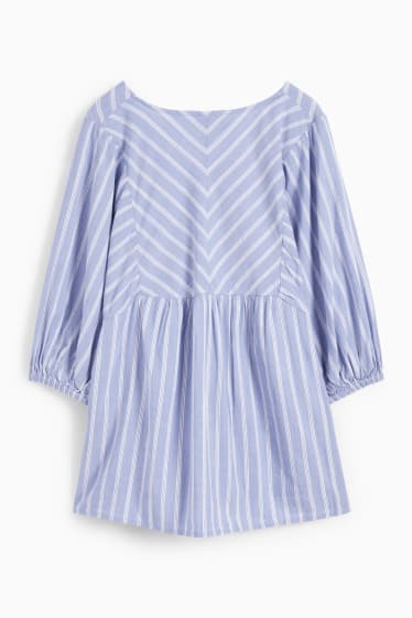 Donna - Blusa - a righe - azzurro