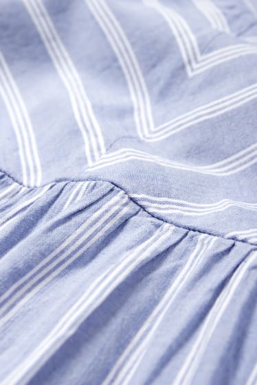 Donna - Blusa - a righe - azzurro