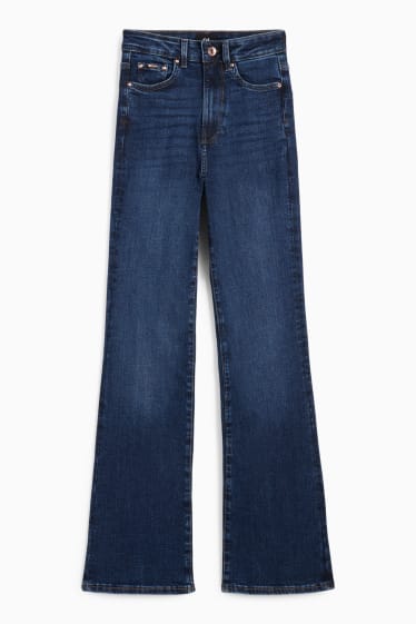 Dona - Flared jeans - high waist - LYCRA® - texà blau fosc