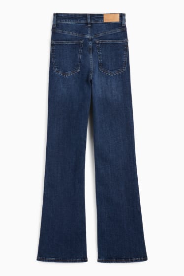 Dona - Flared jeans - high waist - LYCRA® - texà blau fosc