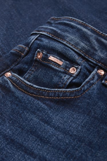 Dona - Flared jeans - high waist - LYCRA® - texà blau fosc