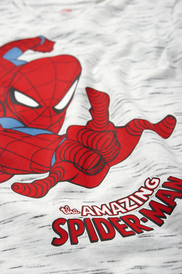 Kinder Jungen - Multipack 3er - Spider-Man - Langarmshirt - rot / blau