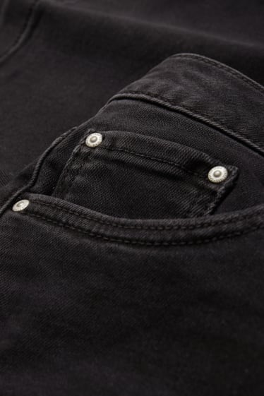 Copii - Fete - Wide leg jeans - LYCRA® - negru