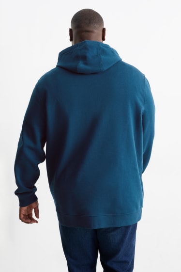 Hommes - Sweat à capuche - turquoise foncé
