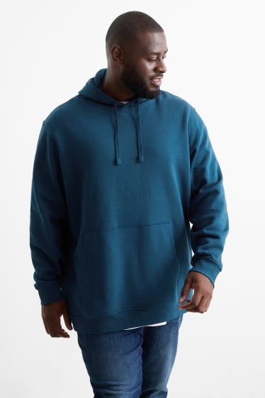 Hommes - Sweat à capuche - turquoise foncé