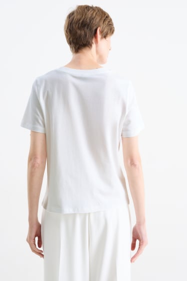 Damen - T-Shirt - weiß