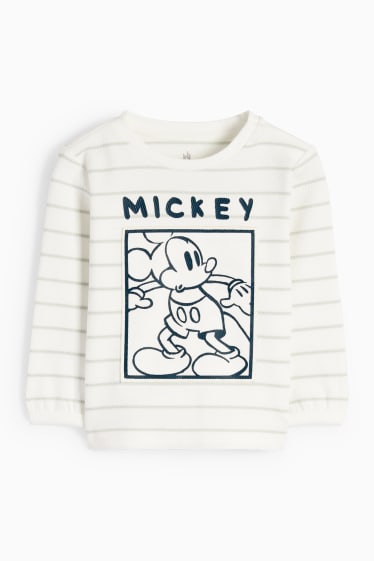 Baby: jongens - Mickey Mouse - baby-outfit - 3-delig - wit