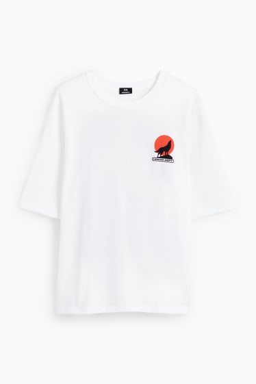 Hommes - T-shirt surdimensionné - blanc