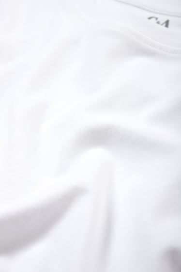 Kinder Jungen - Langarmshirt - weiß