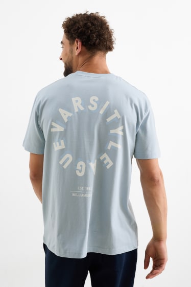 Uomo - T-shirt - azzurro