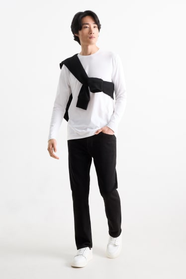 Bărbați - Regular jeans - negru