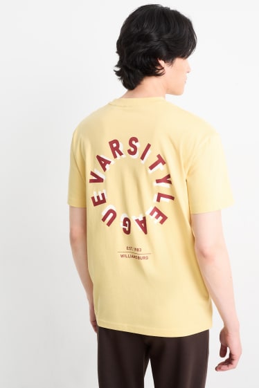 Men - T-shirt - yellow