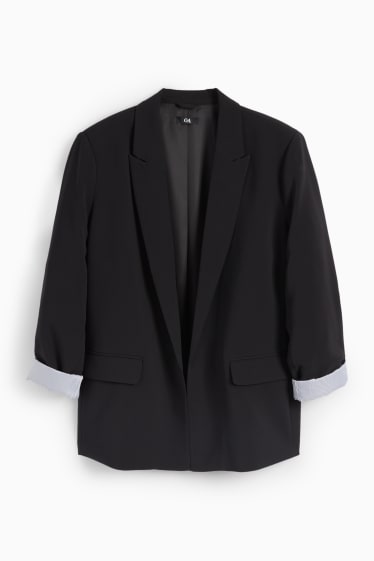 Femmes - Blazer - relaxed fit - noir
