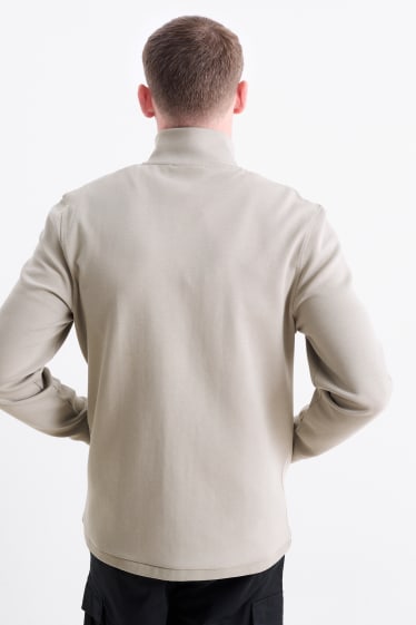 Men - Zip-through sweatshirt - light gray
