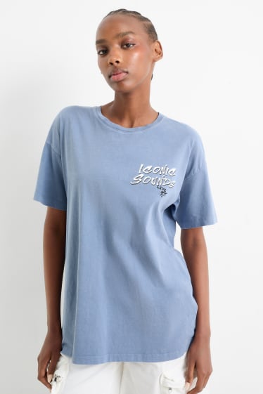 Damen - T-Shirt - blau