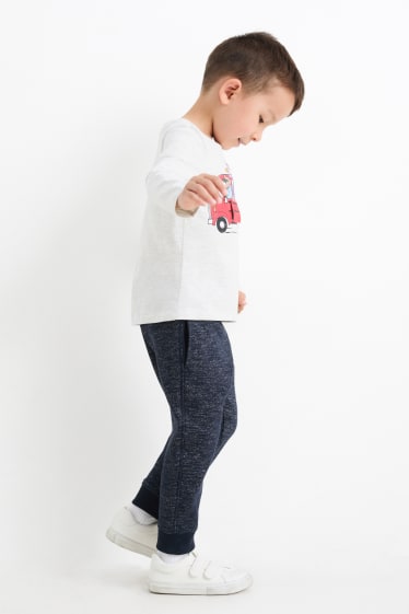 Children Boys - Multipack of 3 - monster truck - joggers - blue / gray