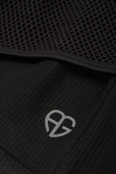 Bambine - Set - maglia e top tecnici - 2 pezzi - nero