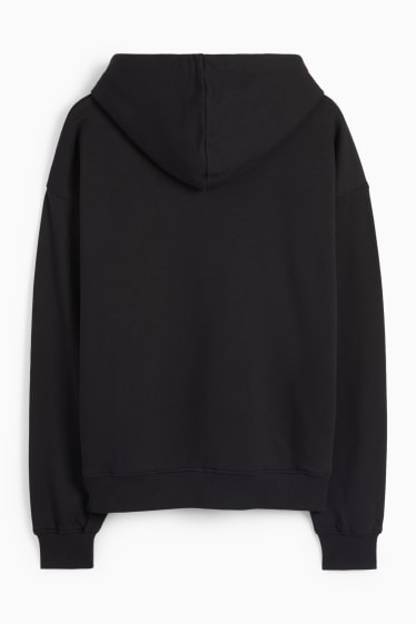 Herren - Oversized-Hoodie - schwarz