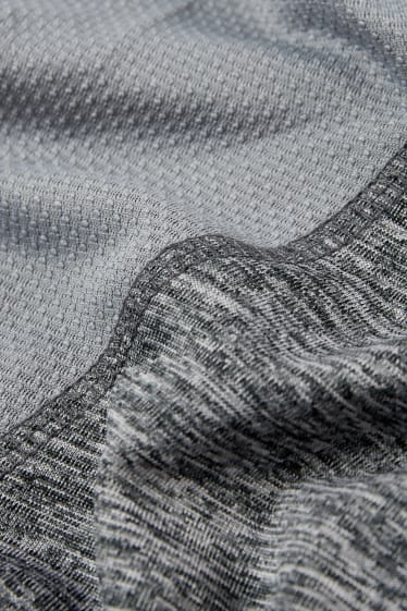 Hombre - Camiseta funcional - gris jaspeado
