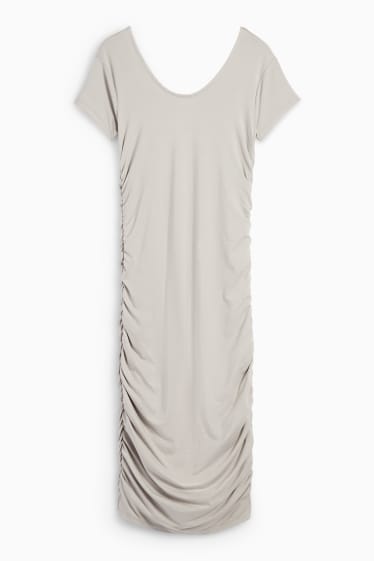 Women - Bodycon viscose dress - gray