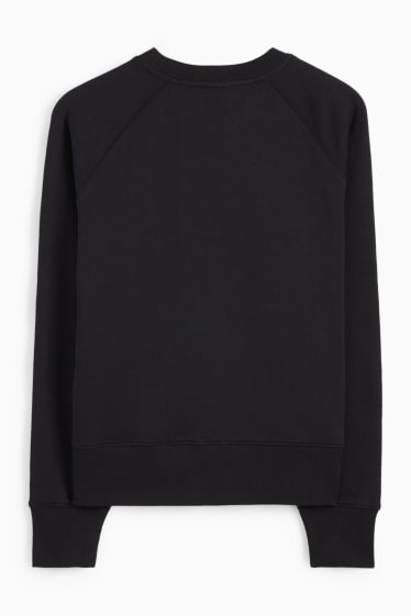 Dames - Basic sweatshirt - zwart