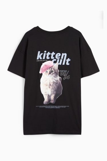 Damen - T-Shirt - schwarz