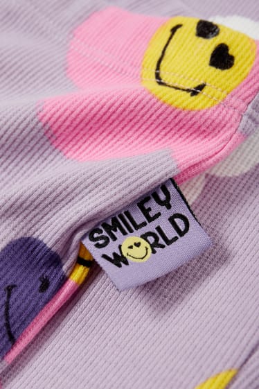 Children Girls - SmileyWorld® - flared leggings - light violet