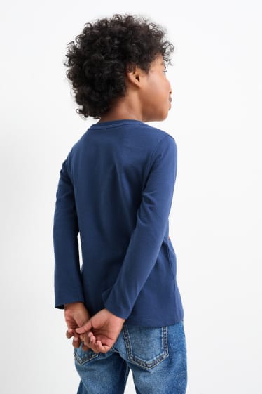 Kinder Jungen - Multipack 3er - Spider-Man - Langarmshirt - rot / blau