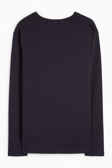 Damen - Still-Langarmshirt - dunkelblau
